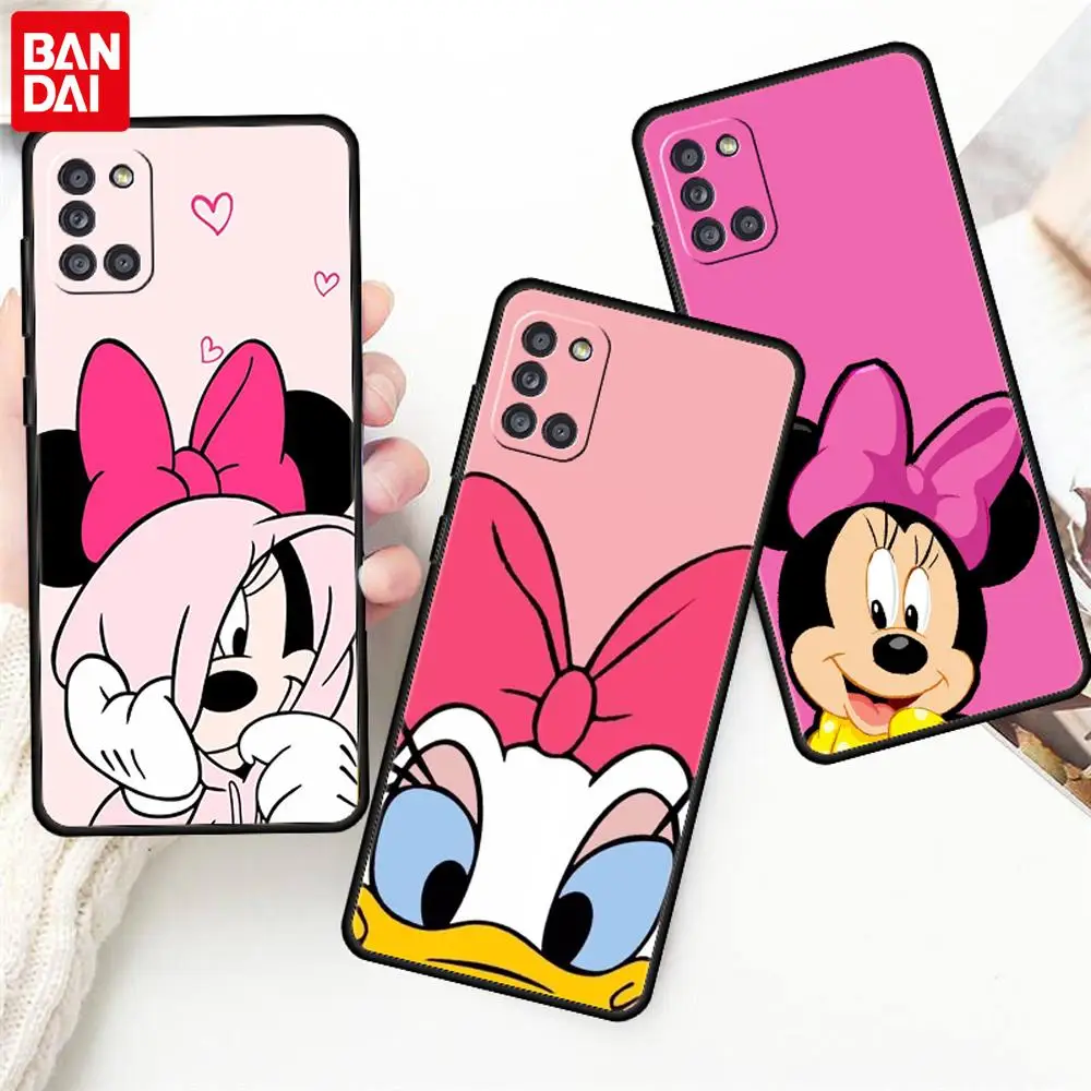 

Mickey Minnie Duck Fundas For Samsung A02S A02 A41 A22 4G A11 A01 A91 A52S 5G A03S A03 Core Note 20 Ultra 10 Lite 9 8 Cover