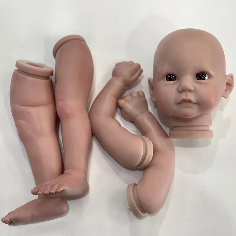 

20 Inch Bebe Reborn Doll Kits Handmade Lifelike Newborn Doll Vinyl Painted Unassembly Lifelike Reborn Baby Kits