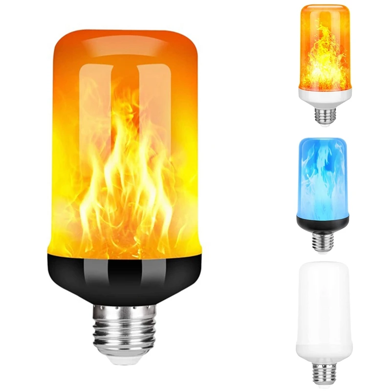 

LED Flame Effect Light Bulb E27,Decorative Flickering Realistic Fire Lights Bulb,Festival Decoration Lamp