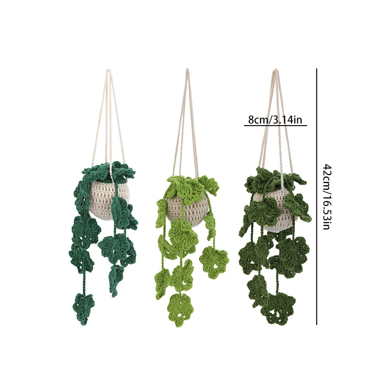 Новинка набор ручной вязки милых растений в горшках вязаный крючком ручная