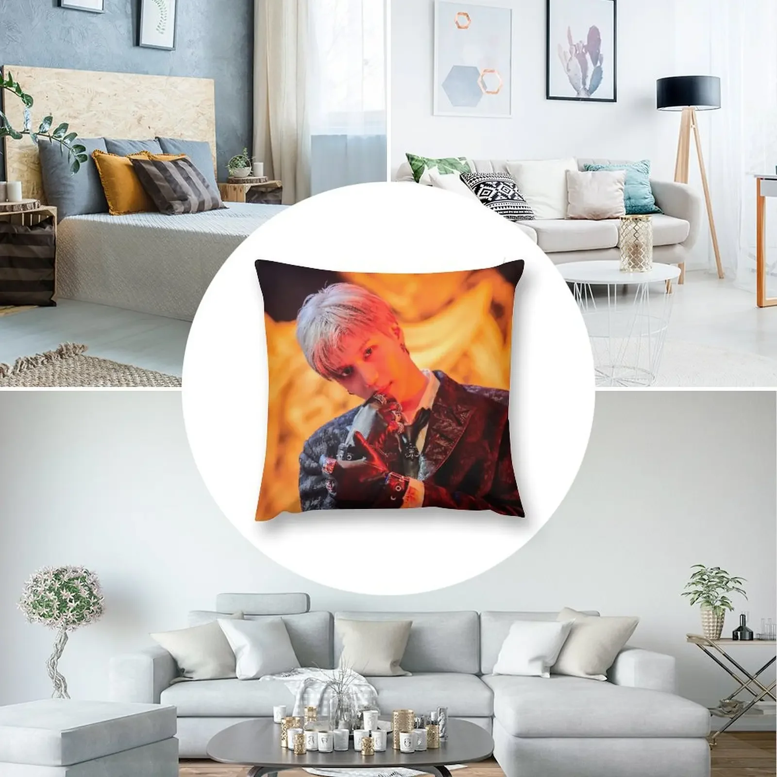 SHINee TAEMIN NEVER GONNA DANCE AGAIN: ACT 1 - КРИМИНАЛЬНАЯ декоративная подушка Подушки Наволочки