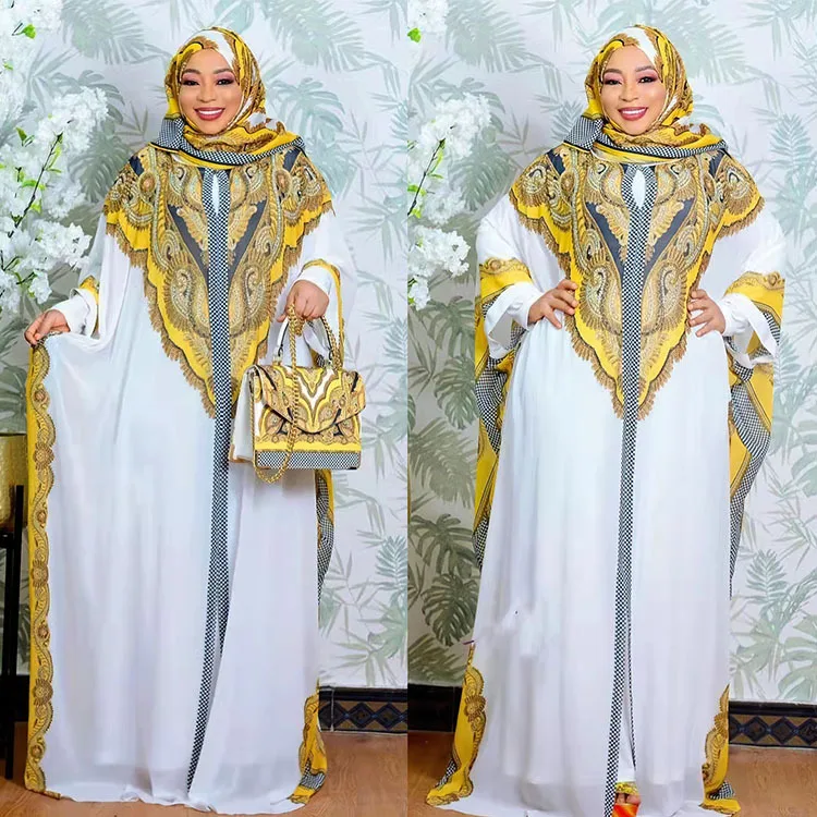 

платье женское мусульманские платья Халат с принтом Среднего Востока, африканская Женская традиционная африканская одежда, мусульманская ...