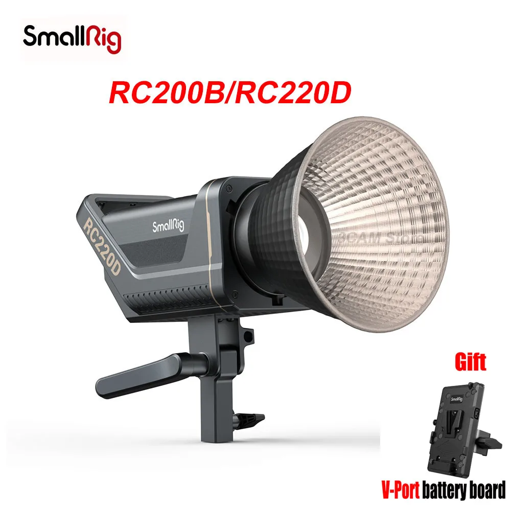 

Smallrig RC220 220w 220B COB Studio Light 2700K-6500K Photography Video Light APP Control Lighting Effects Professional vs 200b