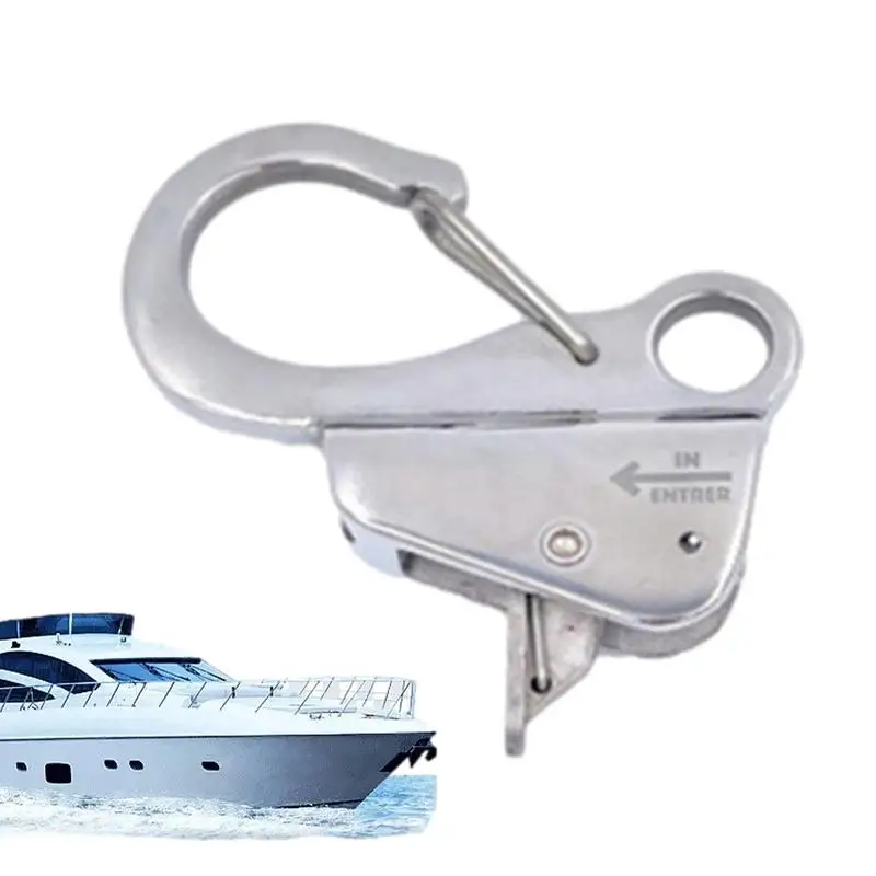 

Stainless Steel Boat Fender Clip Quick Release Clip Boat Bumper High Load-Bearing Pontoon Fender Clips Boat Hardware Accessories
