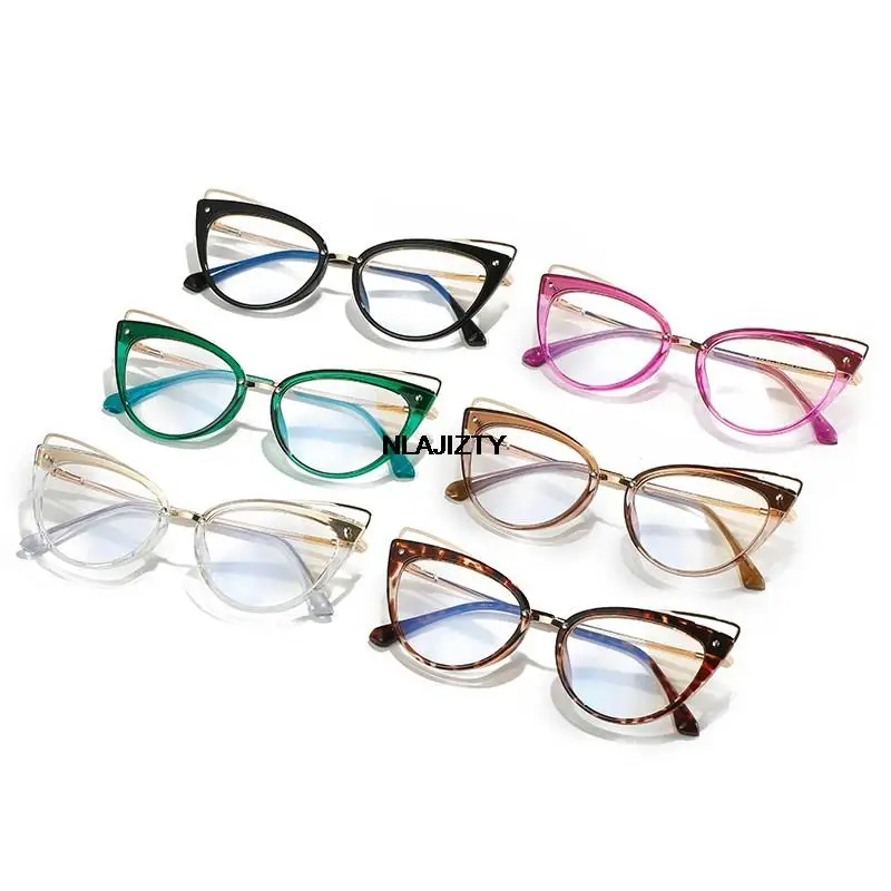 Модные очки с защитой от синего света для женщин и мужчин, очки кошачий глаз, новый дизайн, классические очки, компьютерные очки, защитные очки