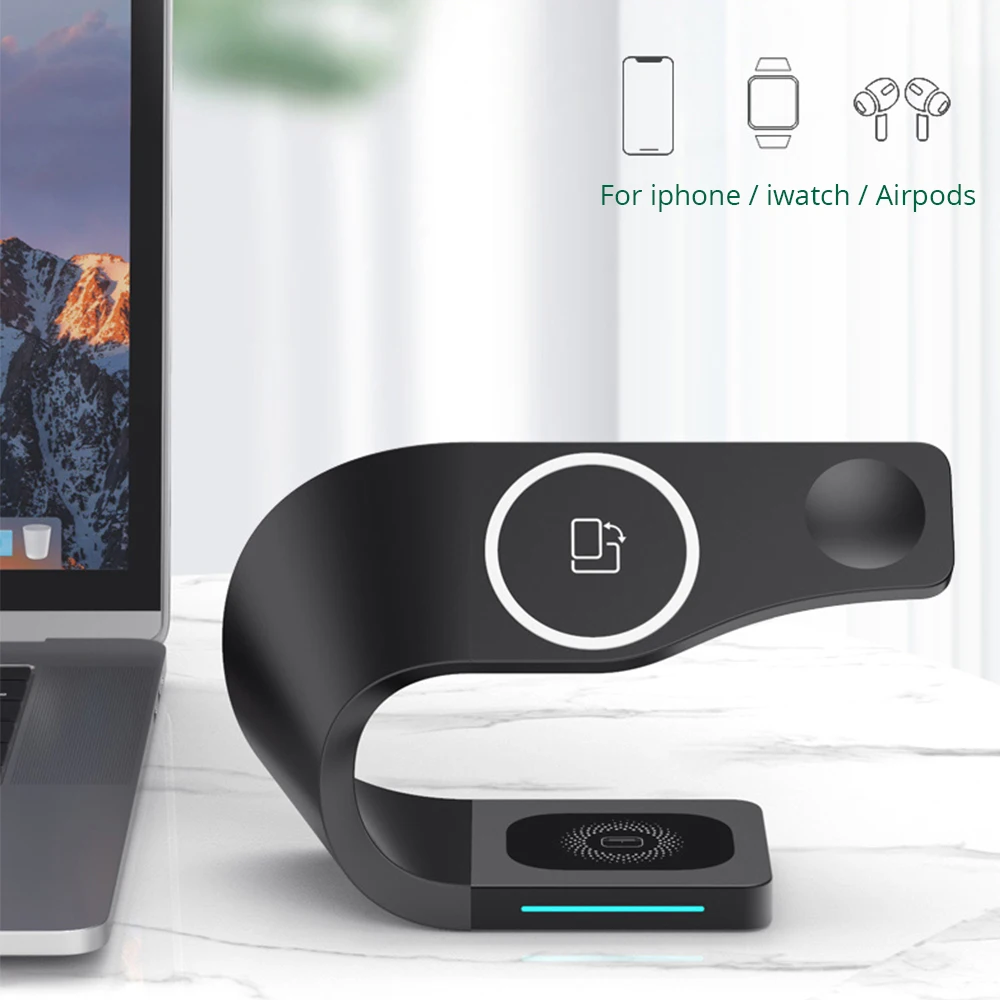 magnetic 3 in 1 wireless charger xiaomi samsung iphone12 13 charger wireless phone watch accessories charger free global shipping