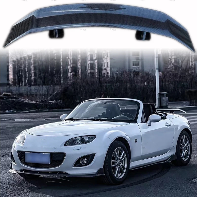 Фото Подходит для MX5 ND MX5 NC NCEC Roster Miata EPA Type 3 2-Door 2009-2015, высококачественный спойлер заднего багажника, крыло подковы №5