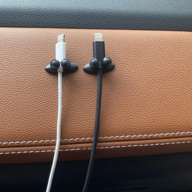 4816pcs cable manager mobile phone headphone line clasp clamp car interior organizer clip auto accessories free global shipping