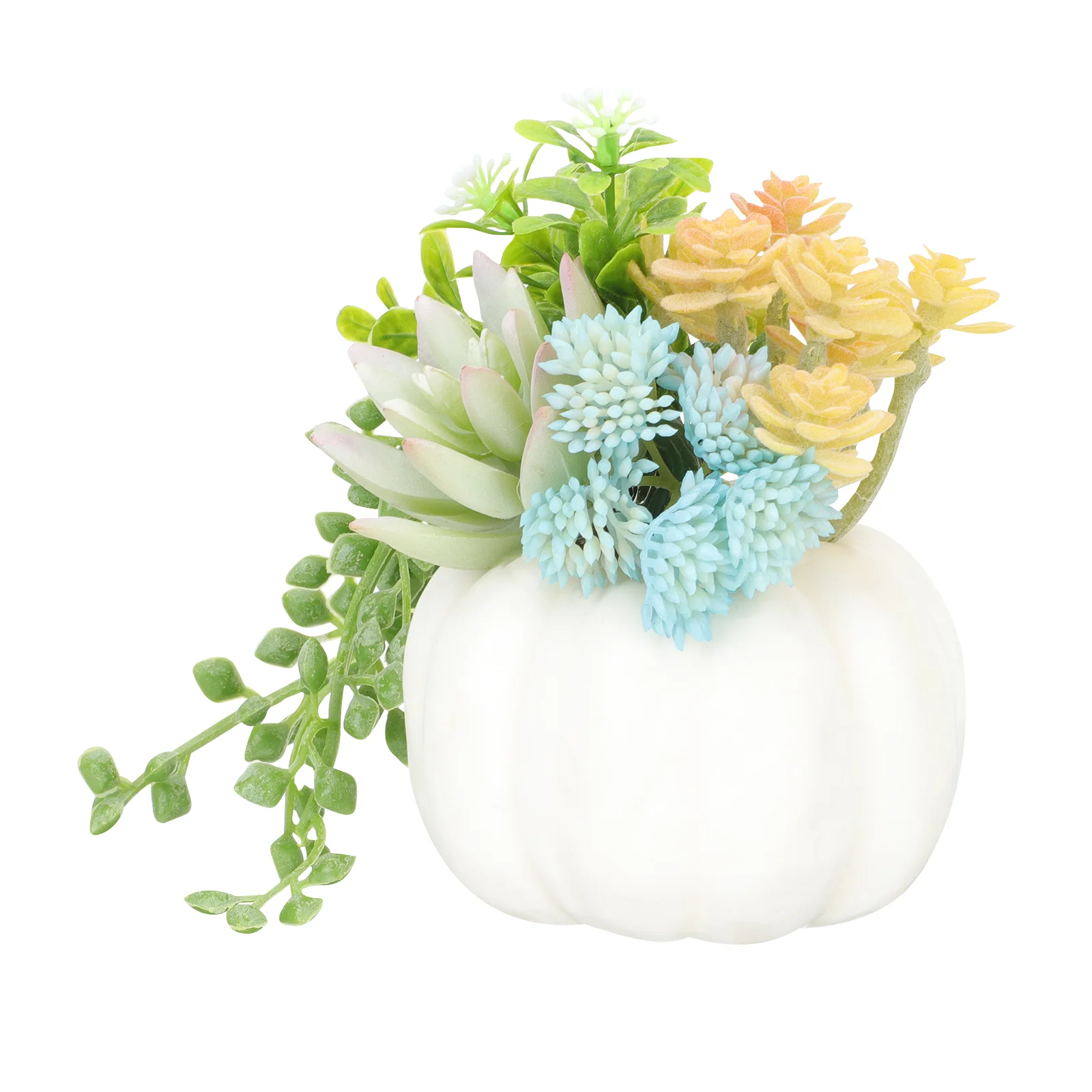 

Artificialfake Decor Succulentsbonsai Potted Faux Desk Officepot Pots Succulent Flowerssmallflower Decorations Pumpkin Pumpkins
