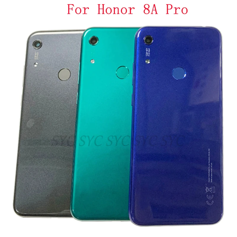 

Battery Cover Rear Door Case Housing For Huawei Y6S 2019 Honor 8A Pro Back Cover with Camera Lens Logo Repair Parts