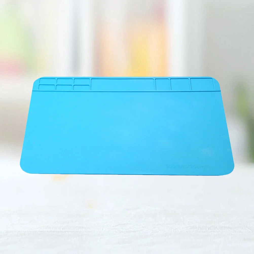 

Mat Pad Repair Silicone Soldering Work Parts Project Maintenance Waterproof Working Anti Static Electronic Large Holder Iron Kit