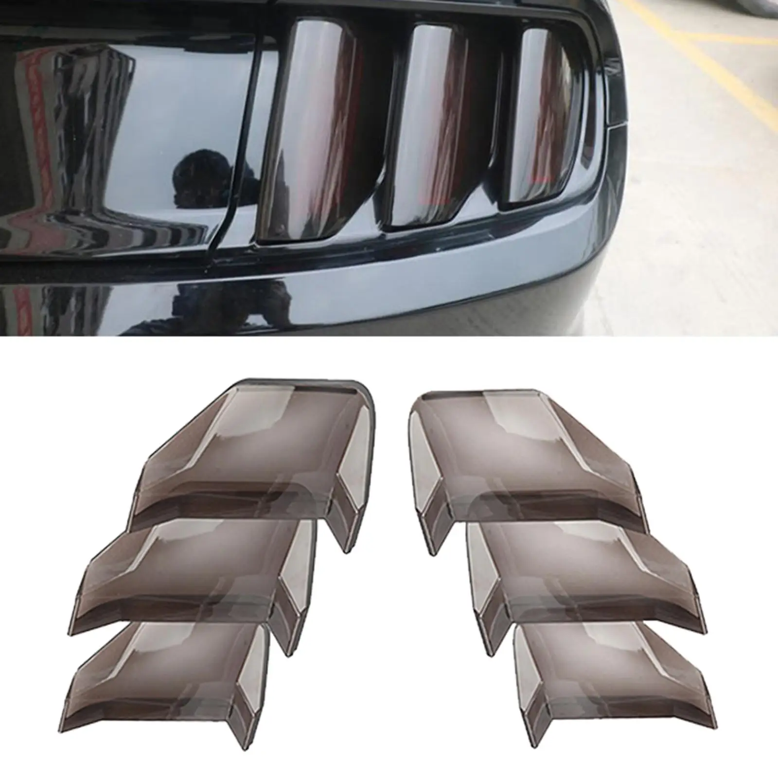 

Набор из 6 декоративных накладок на заднюю фару премиум-класса для 2018 2019