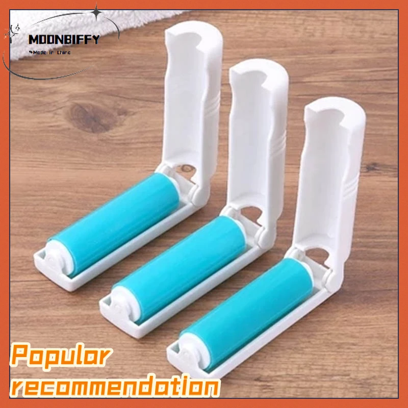 

Dust Remover Clothes Fluff Dust Catcher Dust Drum Lint Roller Recycled Foldable Drum Brushes Hair Sticky Washable Portable
