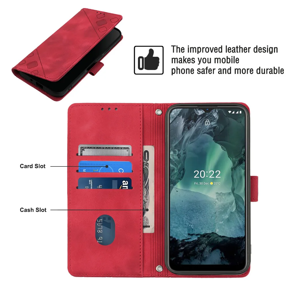 Фото Чехол-кошелек для телефона Nokia c02 c32 g22 c22 c12 c31 x30 g60 g100 c200 c100 g400 g21 g11 ta-1522 ta-1534 №4