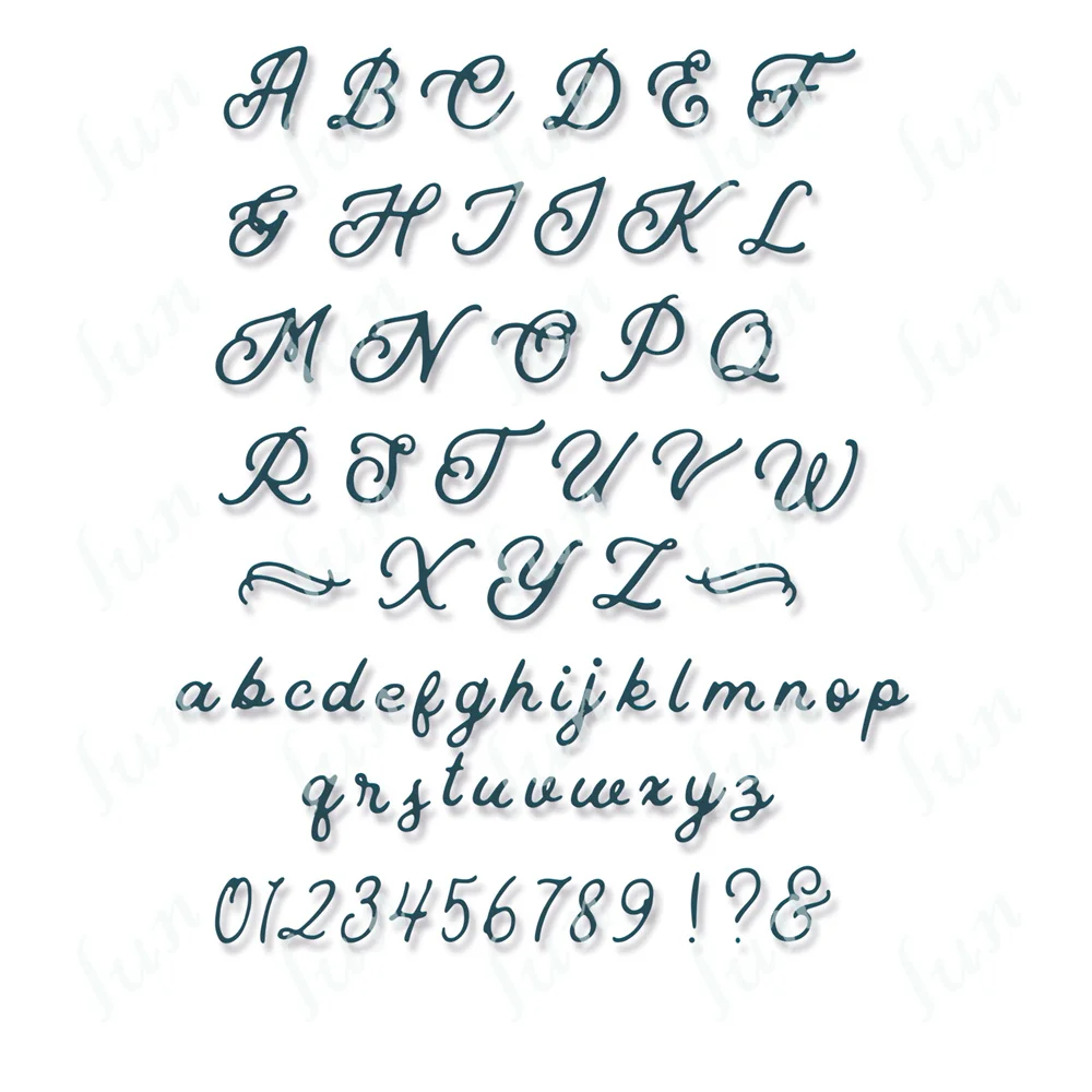 

2023 New Arrival Metal Cutting Dies Alphabet Cut Die Mold Craft Decoration Embossing Template Diy Valentine's Day Gift Handmade
