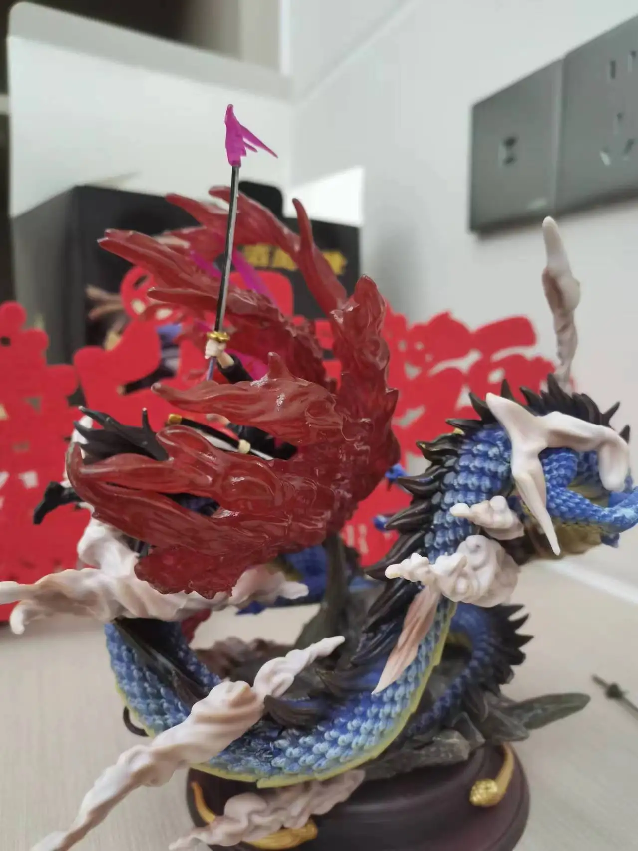 Аниме Фигурка ророноа Зоро Vs четыре императора Kaido Статуя подарки Детские