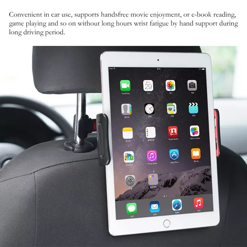 

for IPad Pro 11 10.5 Mini Xiaomi Samsung Auto Support Tablette Universal Rotated Car Seat Headrest Mount Tablet Holder Bracket