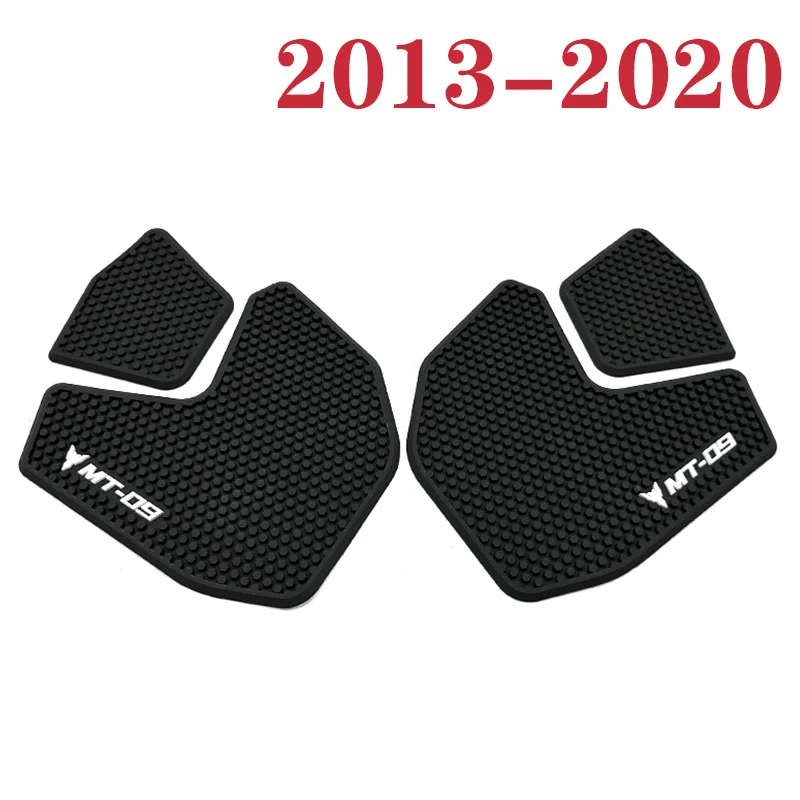 

Для YAMAHA MT 09 MT09 FZ09 FZ 09 2013-2023 2018 2021 мотоциклетные Нескользящие боковые наклейки на топливный бак водостойкая прокладка резиновая наклейка