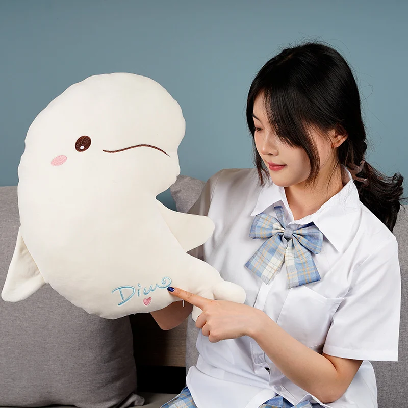 Симпатичный Дельфин морские котики киты голубой кит Белуга плюшевые игрушки