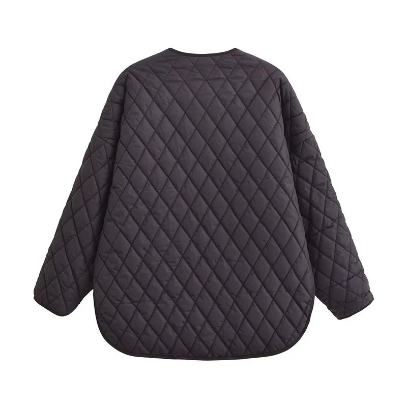 KEYANKETIAN 2024 осенне-зимняя новая женская стеганая верхняя одежда Argyle куртка в стиле