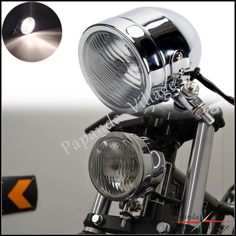 

Motorcycle Retro 3.5" 12V 35W Headlight Dominator Headlamp For Honda Yamaha Suzuki Kawasaki Dirt Bike Bobber Chopper Cafe Racer