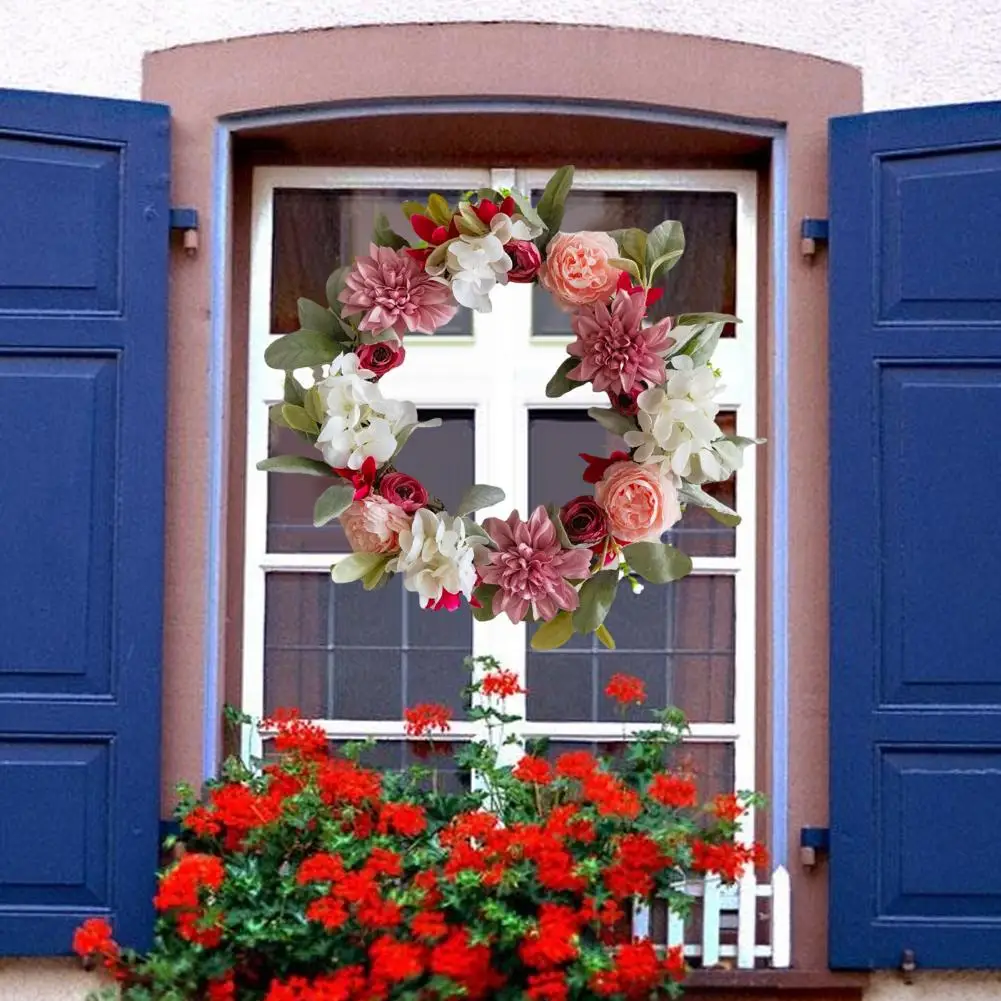 

Front Door Garland Reusable Peony Wreath Festival Prom Artificial Flower Garland