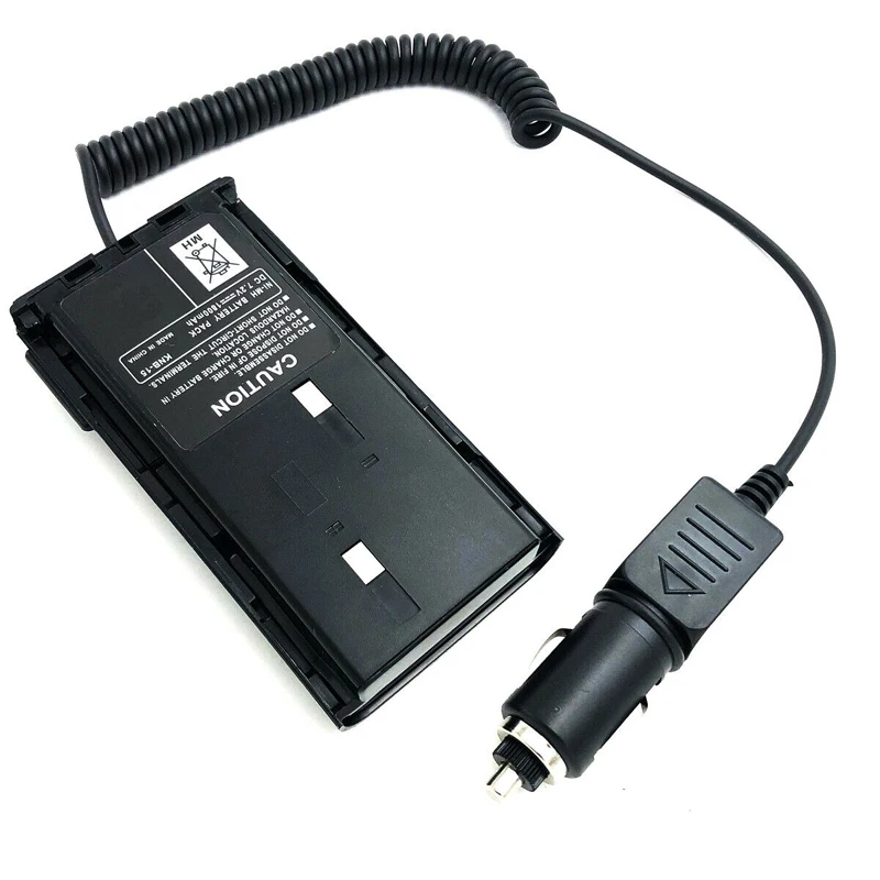 12/24V Car Charger Battery Eliminator Adaptor For Kenwood TK2100 TK3100 TK3101 TK260 TK270 TK360 TK370 Radio for KNB-14 KNB-15
