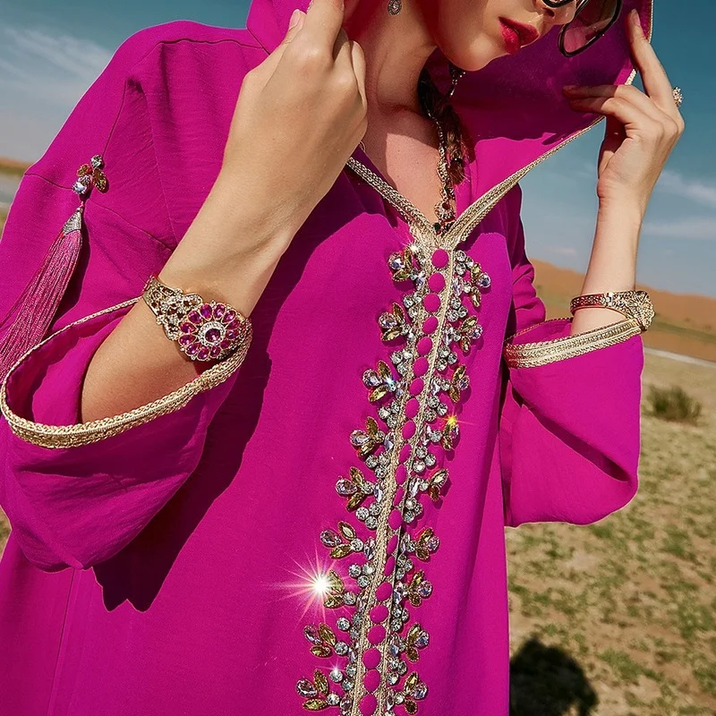 Ramadan Eid Kaftan Turkey Islam Muslim Arabic Party Long Dress 2022 Abayas For Women Dubai Caftan Robe Femme Musulmane Djellaba