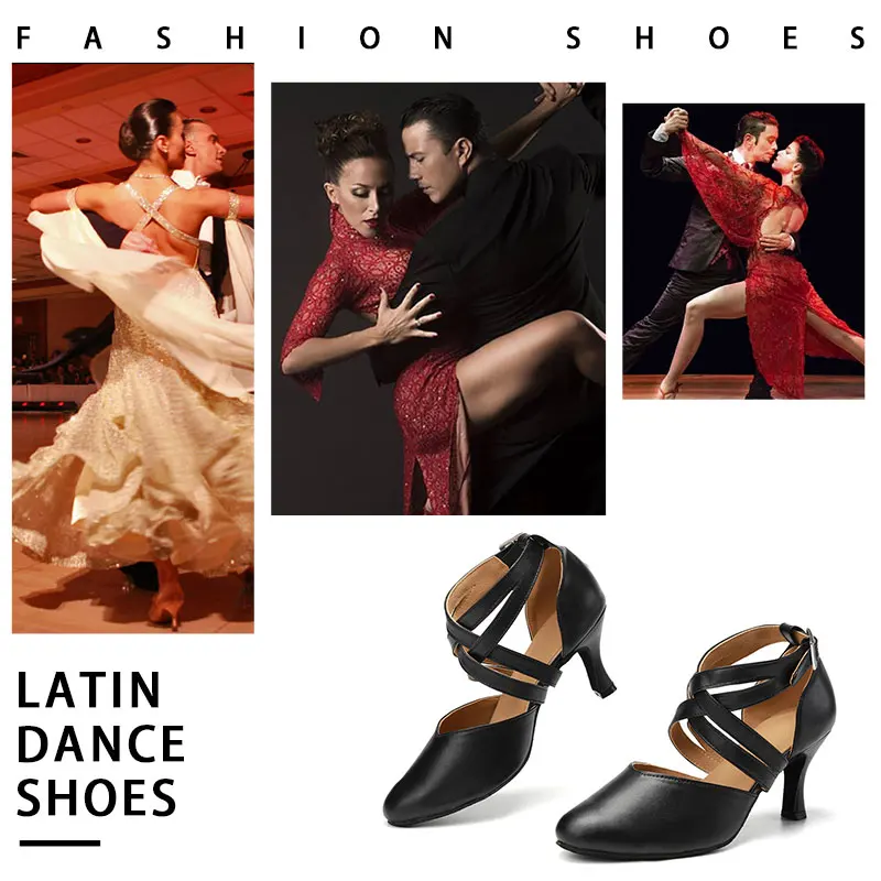 SWDZM Women's Dancing Shoes woman 2022 Ballroom dance shoes high heels for women modern/tango dance shoes Genuine Leather