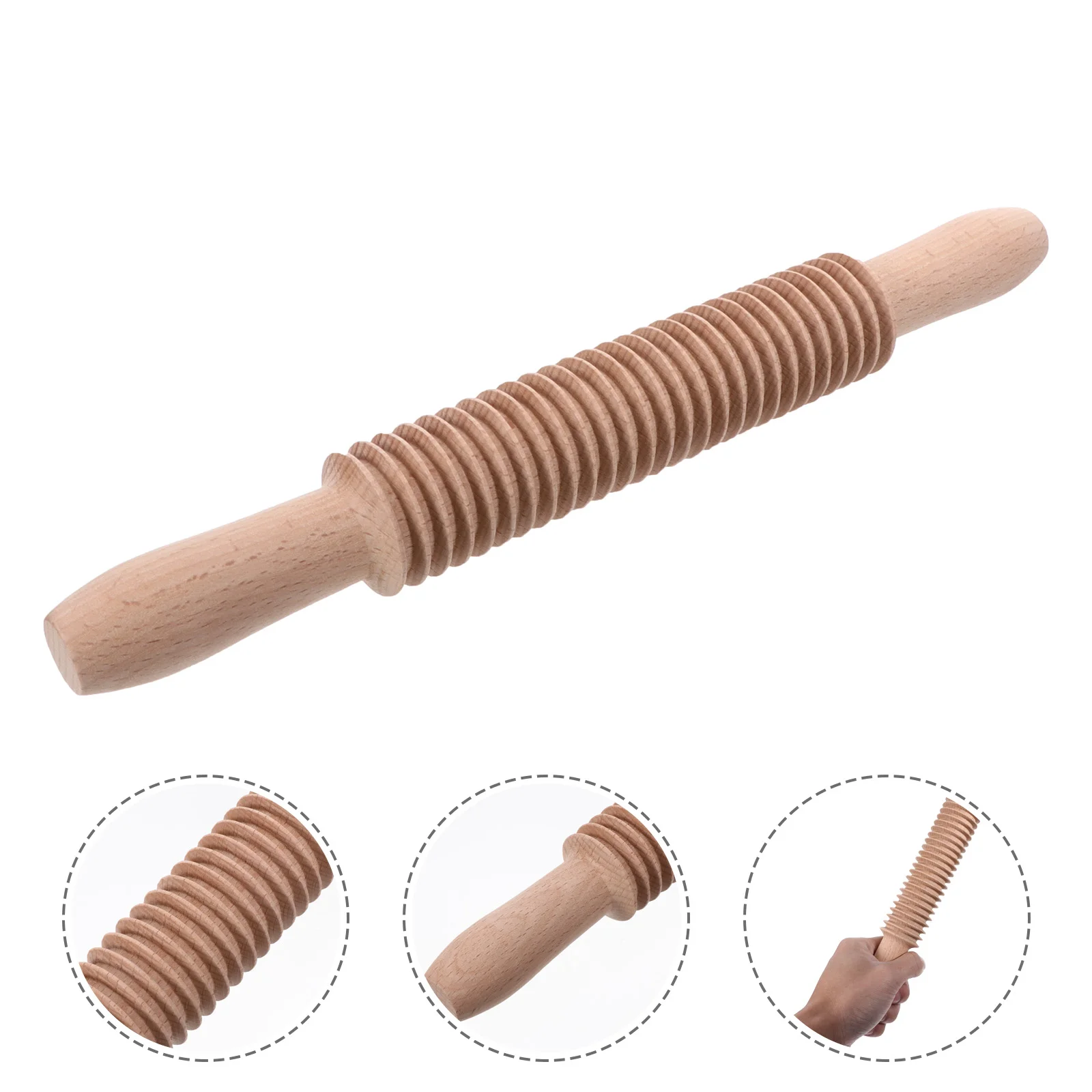 

Pin Rolling Roller Stick Kitchen Baking Wood Marble Roll Wooden Ravioli Non Pasta Fondant Embossing