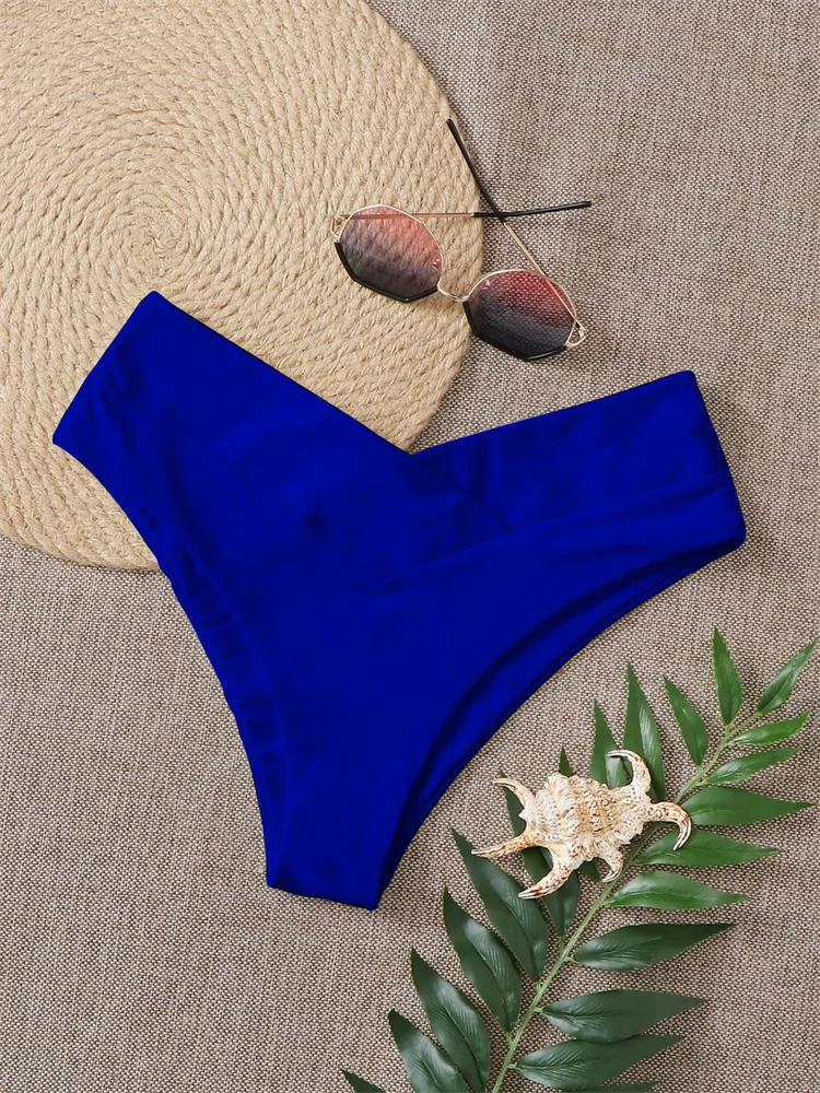Сексуальное бикини пляжные шорты женский купальник новинка 2022 однотонные