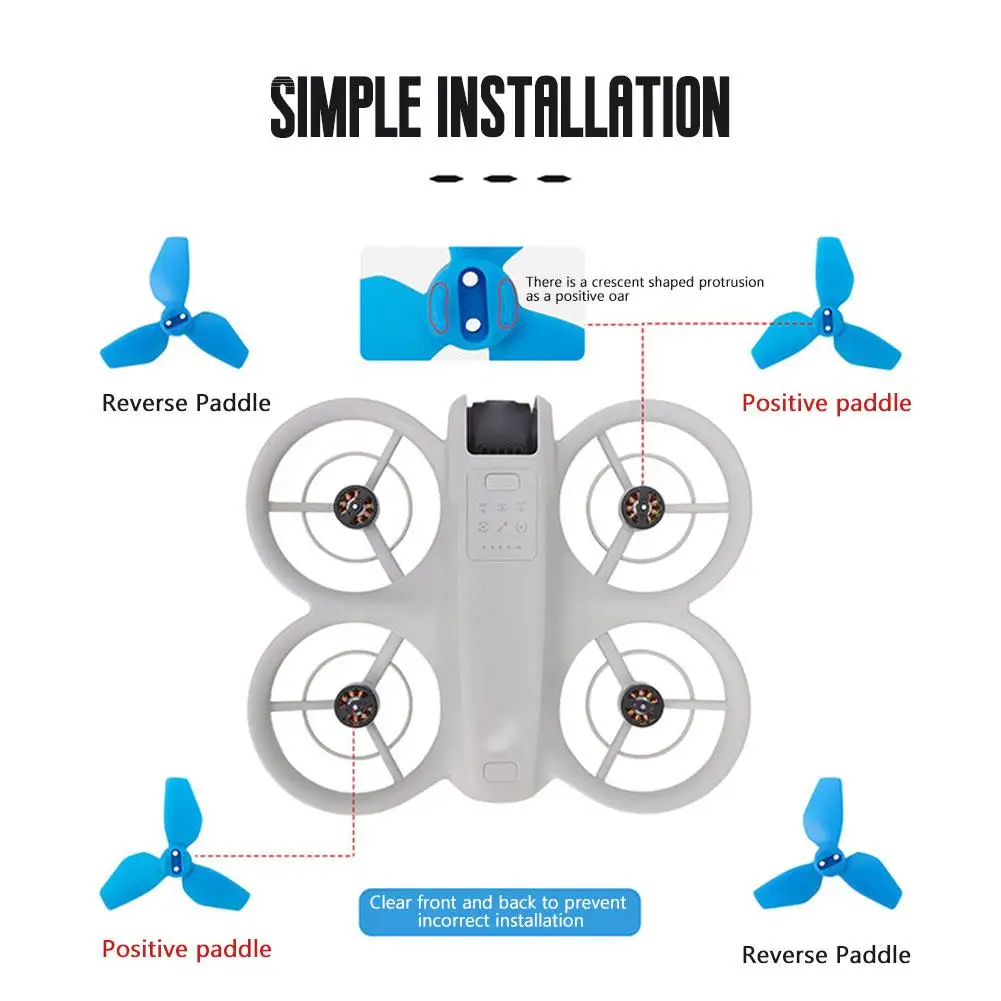 Цветные лопасти для дронов профессиональных пропеллеров DJI NEO крыльев с
