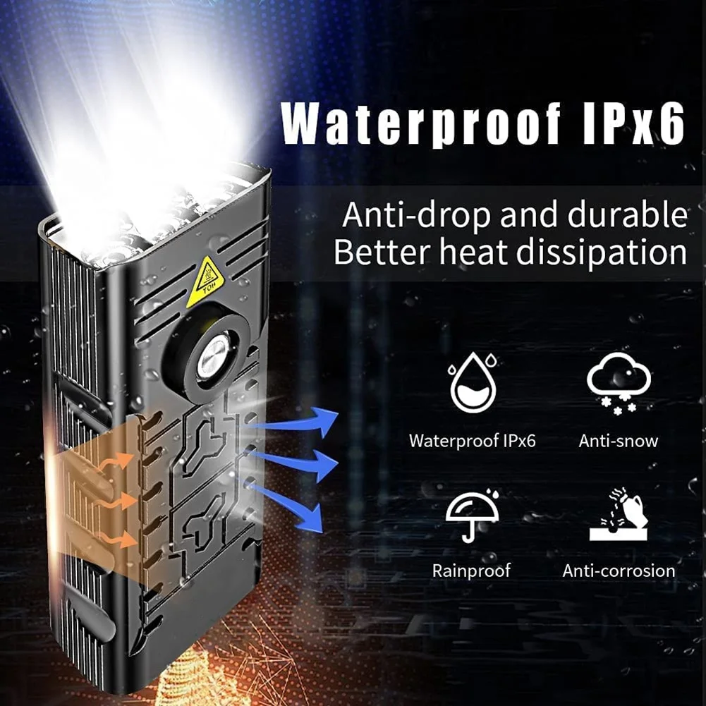 Мощные велосипедные фары 7000 люмен передняя и задняя суперъяркая USB