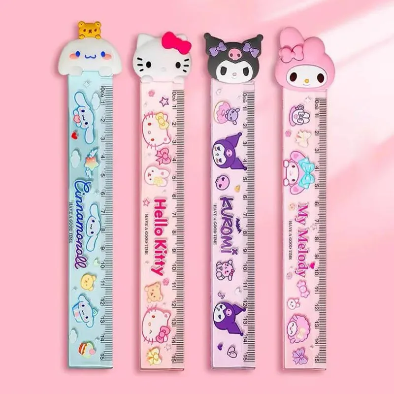 8 шт./партия линейка Sanrio Melody Kuromi