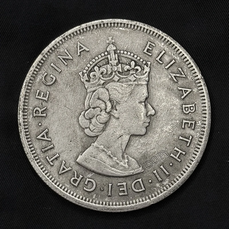 

Медная памятная монета "Королева Елизавета", Бермуды, 1 Корона