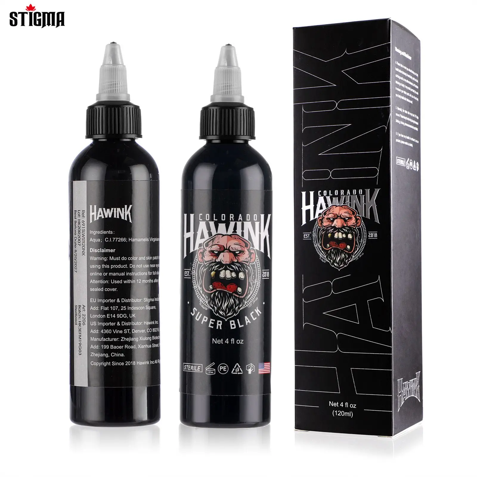 

STIGMA High Quality 120ML/30ML Tattoo InkBeauty Health Make-up Permanent Tattoo Supplies and accessories Products