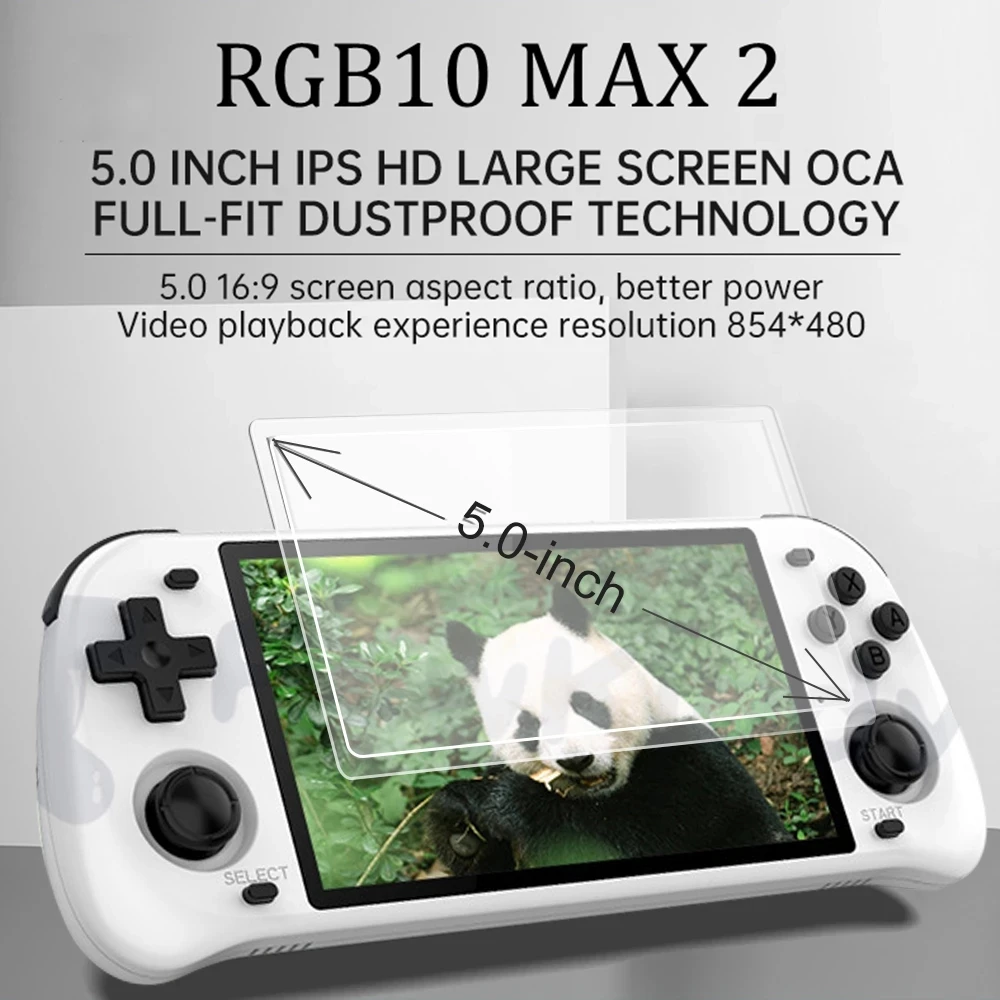 Новая портативная игровая консоль RGB10max2 в стиле ретро с открытым исходным кодом