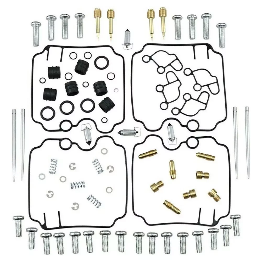 

Rebuild Kit CARBURETOR CARB GASKETS JETS REBUILD KIT FOR FZR600R FZR 600R 600 R 1989-1999 To Repair Carburetors