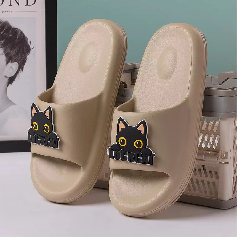 Слипоны на толстой подошве из ЭВА для мужчин и женщин модные тапочки мягкая