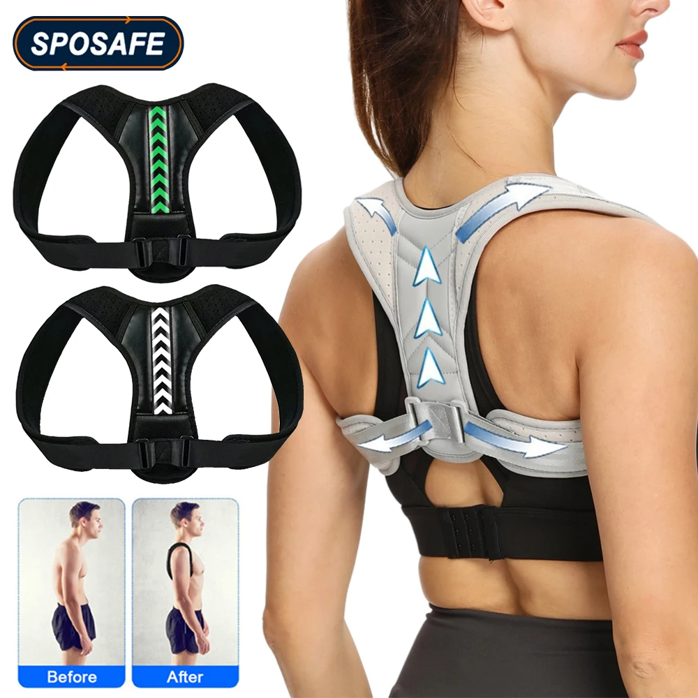 

Adjustable Invisible Posture Corrector Simple Comfortable Back Shoulder Neck Brace Support Spine Postural Correctotion Health
