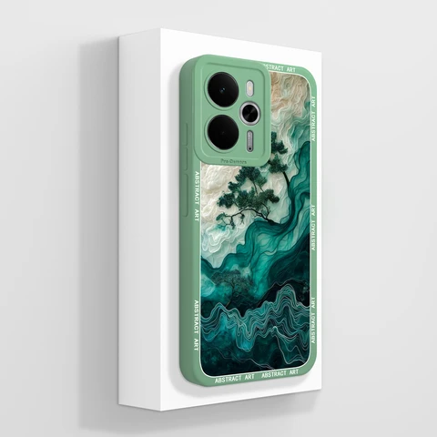 Для Realme 14 14T 5G Чехол Исцеляющий мультяшный корпус высшего качества для Realme 14 Мягкий гладкий жидкий силиконовый легкий противоскользящий чехол