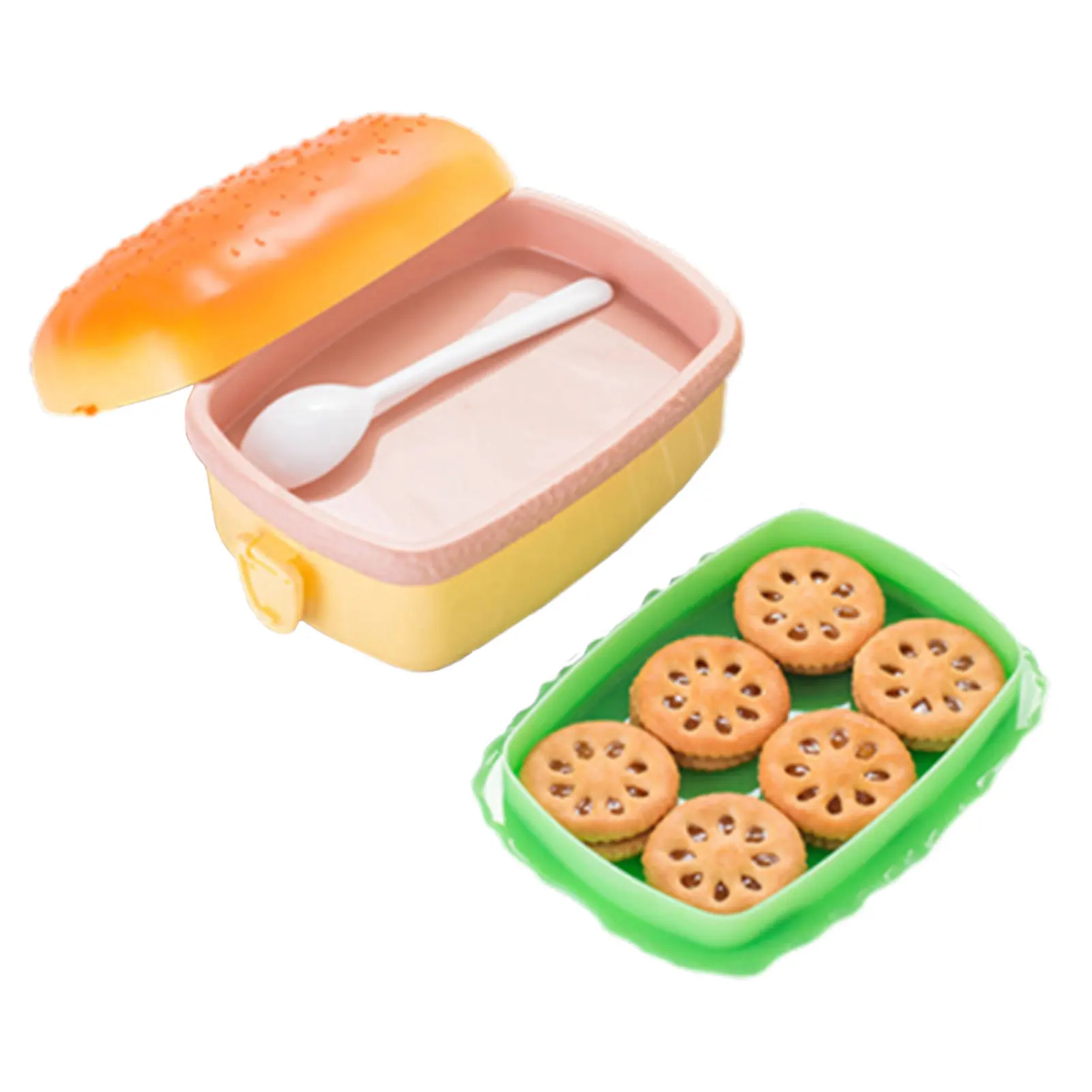

3-уровневый Ланч-бокс, полипропиленовый контейнер для еды, детский Ланч-бокс, можно мыть в посудомоечной машине, контейнеры для еды для взрос...