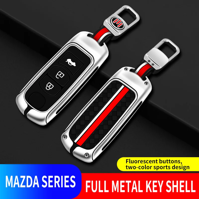 

Чехол для автомобильного ключа, чехол для Mazda 2, 3, 5, 6, gh, gj, CX3, CX5, флуоресцентная версия CX9, флуоресцентная модель CX8, флуоресцентная сумка для к...