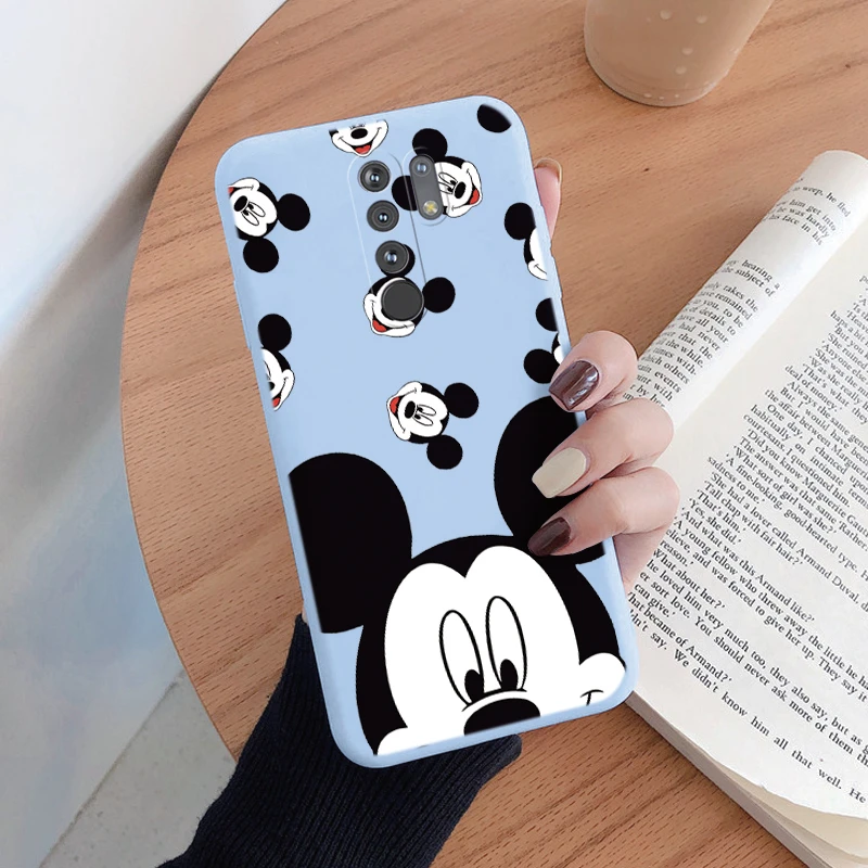 Coque For Redmi 9 Phone Case Pink Mickey Mouse Minnie Cover Soft TPU Fundas For Redmi 9 Redmi9 Bags Donald Duck Cute Bumper Bags images - 6