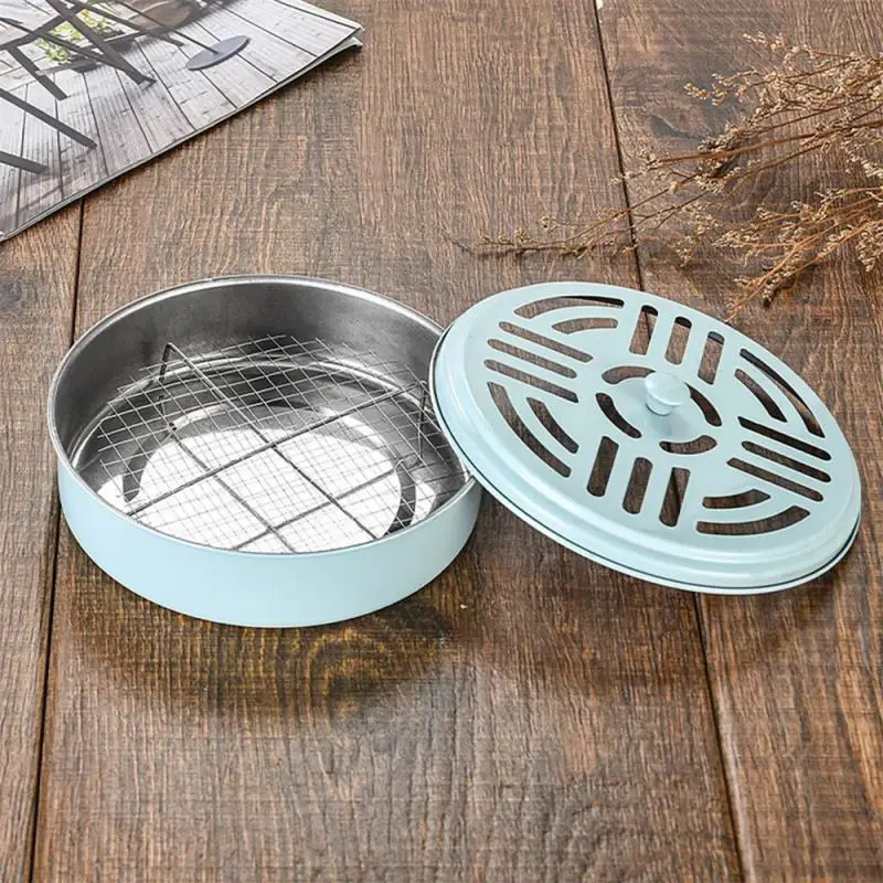

Mosquito Tray Holder Thickened Stainless Steel Not Easy To Cut Hands Easy To Clean Not Easy To Knock Over Mosquito Coil Ash Tray