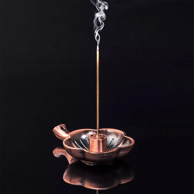 

Креативный металлический держатель для благовоний, цветок сливы, курильница, тарелка для благовоний, Ловец ясеня, буддизм принадлежности, домашний декор