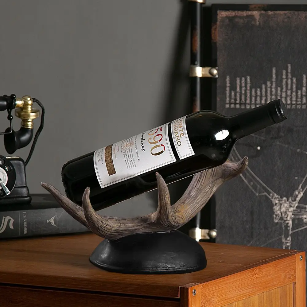 Винтажная скульптура винный держатель декоративная подставка для бутылок с