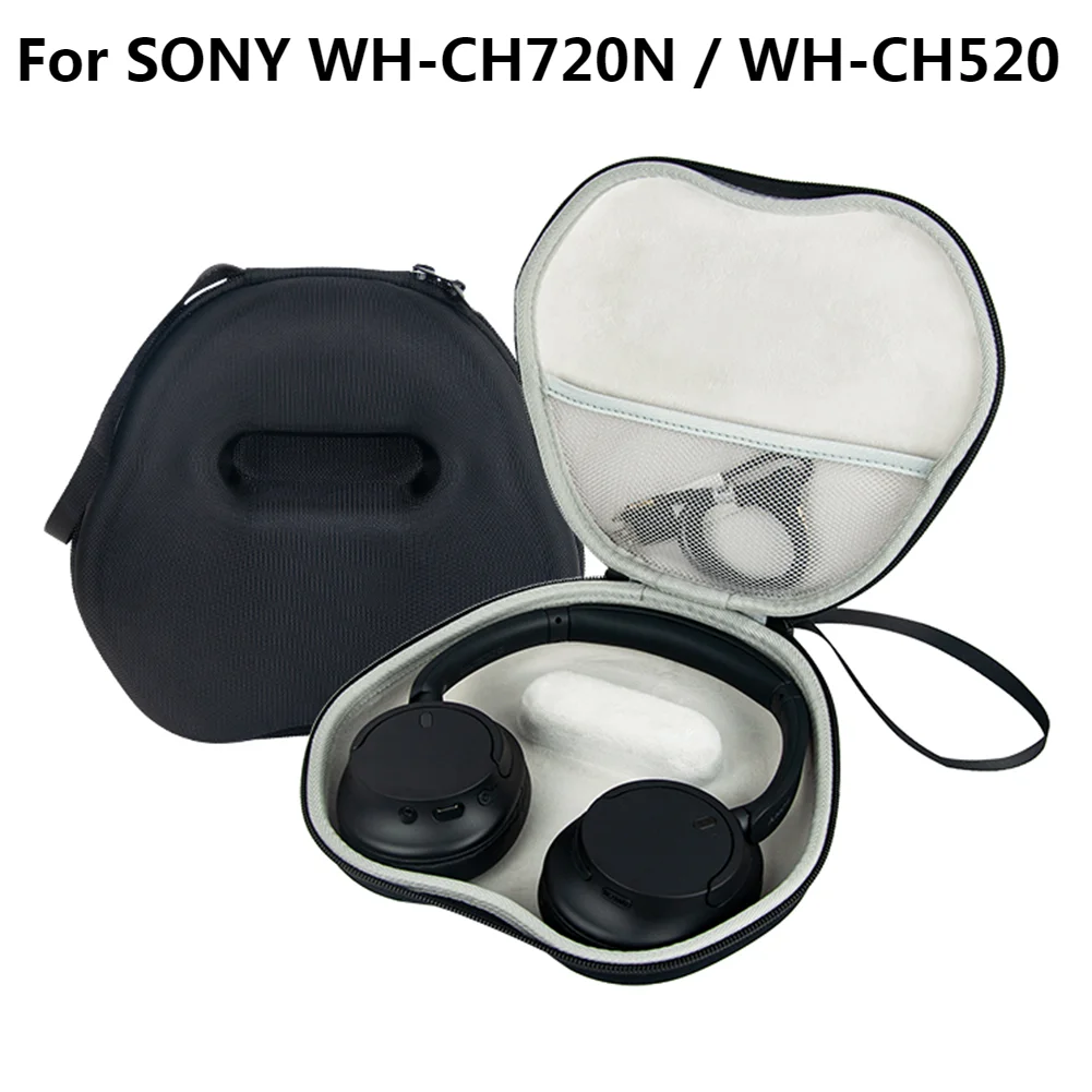 

For SONY WH-CH720N WH-CH520 Wireless Headphone Bag Hard EVA Case Bluetooth Headphone Carrying Case Pouch Storage Box Bag Cover