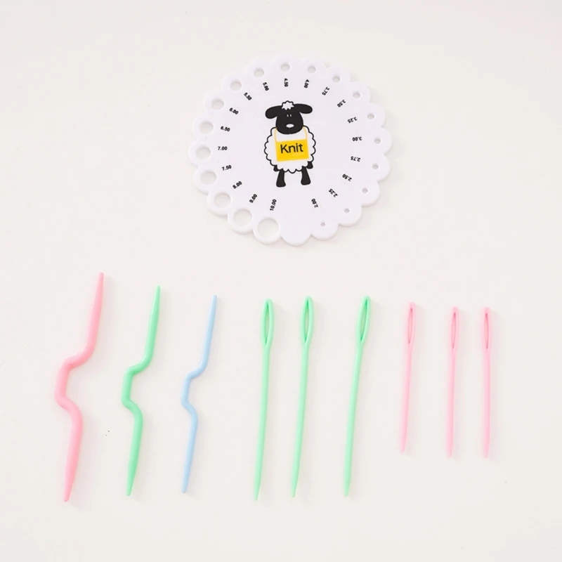 13 пар сменных круглых спиц с принадлежностями для вязания свитера сумки шапки