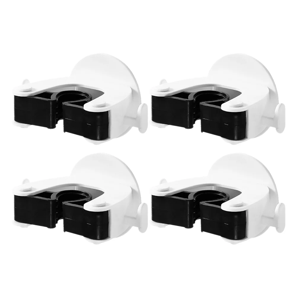 

4 Pcs Sweeping Brush Holder Single Broom Holder Heavy Duty Hook Broom Holder Clip Broom Gripper Heavy Duty Coat Hangers